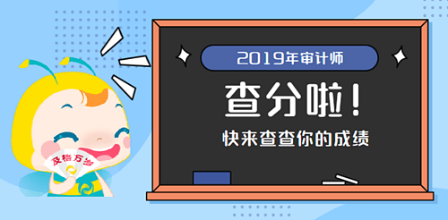 2019中级审计师成绩查询