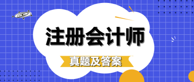 注册会计师试题及答案