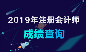 陕西铜川注册会计师成绩查询时间