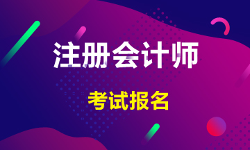 广东注册会计师考试报名时间