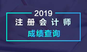 2019年广东cpa成绩查询时间已公布！