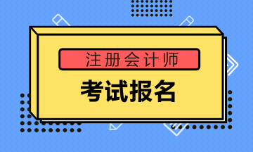 吉林延边注册会计师考试报名时间