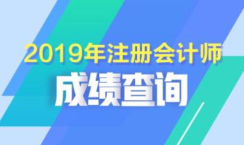 浙江宁波注会2019年成绩查询