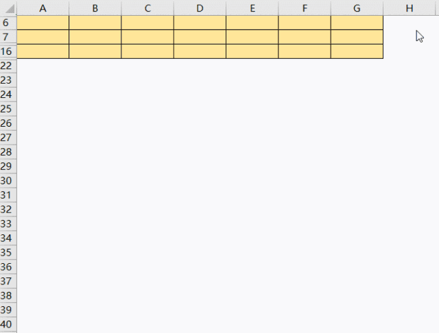 乱七八糟的Excel空行，怎么删除？