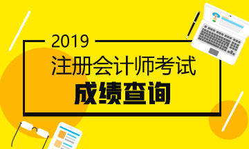重庆官方2019年注册会计师成绩查询入口