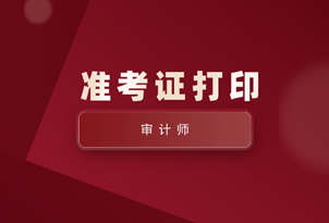 2020中级审计师准考证打印