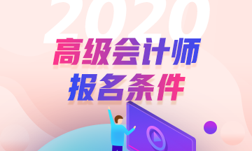 2020河北高级会计师报考条件