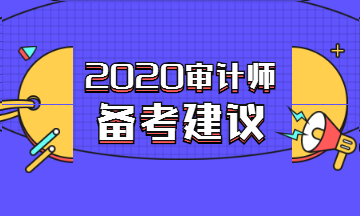 2020审计师备考建议