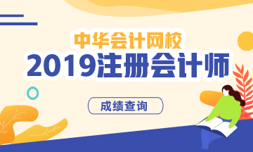 北京2019年注会成绩查询入口