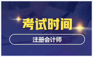 cpa2020年专业阶段考试时间已经公布