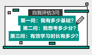 高会考生三步走：制定专属学习计划！