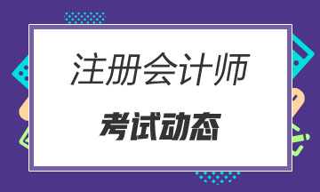 2020年安徽省注册会计师考试时间是什么时候？