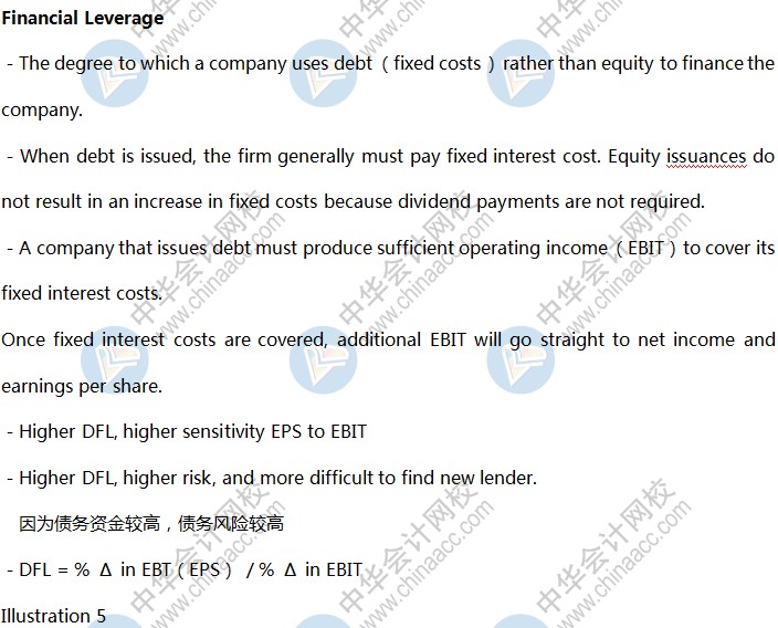 BEC知识点：财务杠杆效应Financial Leverage