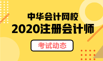 注会2020年考试时间是什么时候？