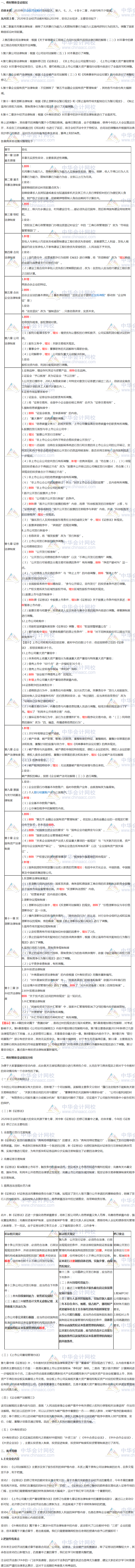 注册会计师经济法教材变动深度解读 (1)