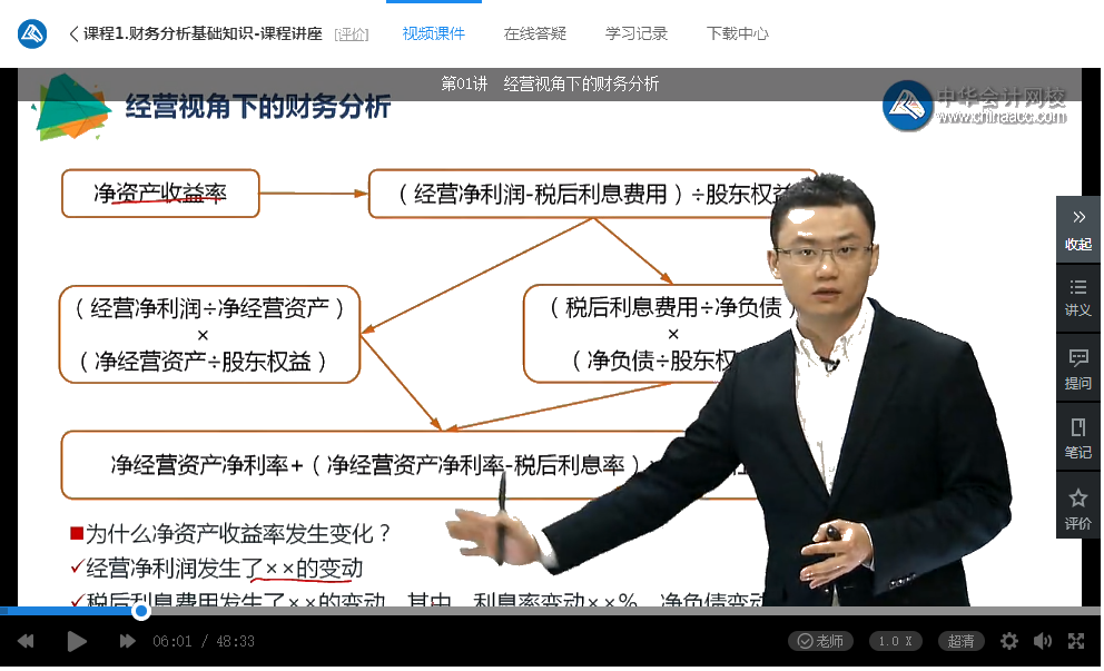 会计实务畅学卡-报表编制及分析技能系列课程展示