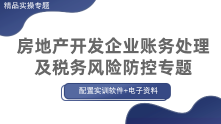 房地产企业账务处理及税务风险防控