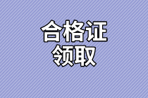 2020年江苏高级经济师合格证领取方式