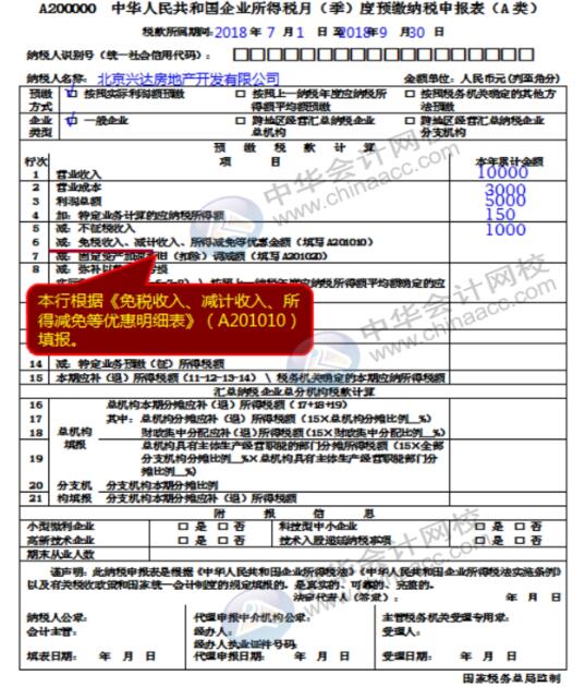 企业所得税纳税申报表（A类）实务操作，快看过来！