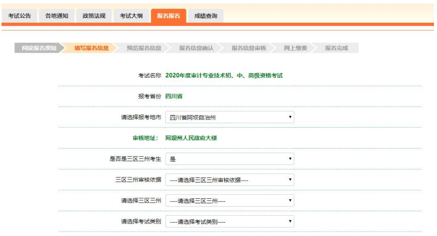 审计师考试报名
