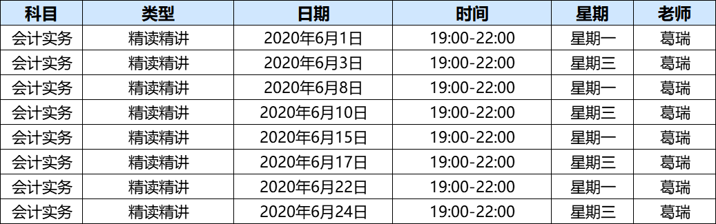 中级会计直播领学班第二轮