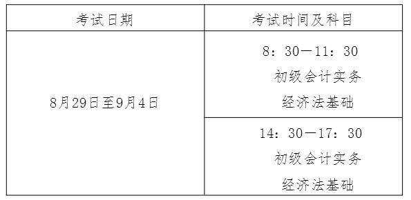 江西南昌2020年高级会计师考试时间为9月6日
