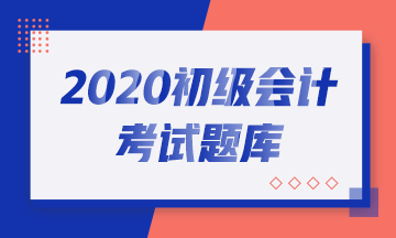 2020河南省初级会计考试模拟试题