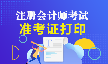 重庆2020CPA准考证打印时间确定了！