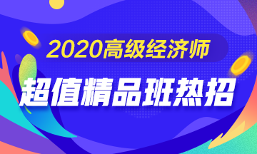 高级经济师考试辅导课程