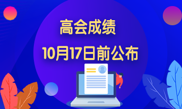 2020年上海高级会计师考试成绩查询入口