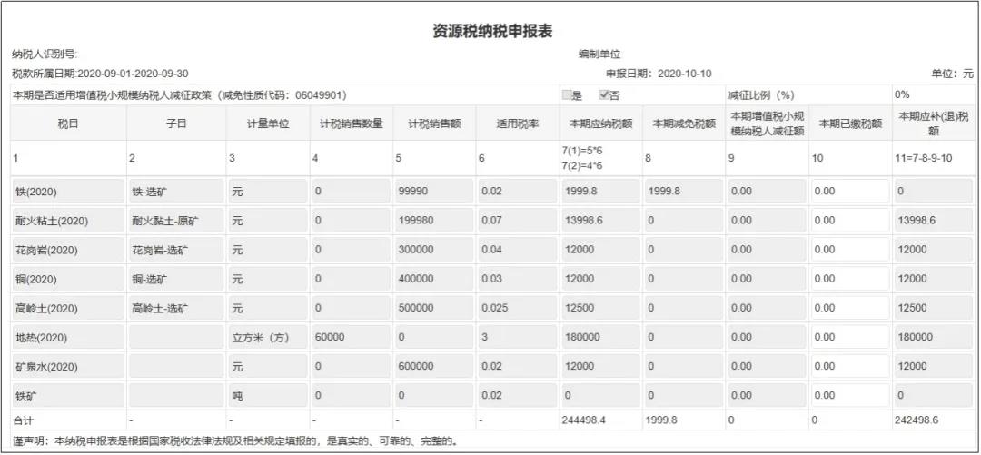 资源税知多少？操作指南送给你~申报篇