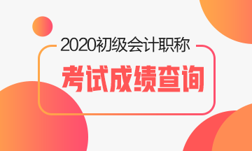 山西2020初级会计考试在哪里查询考试成绩？