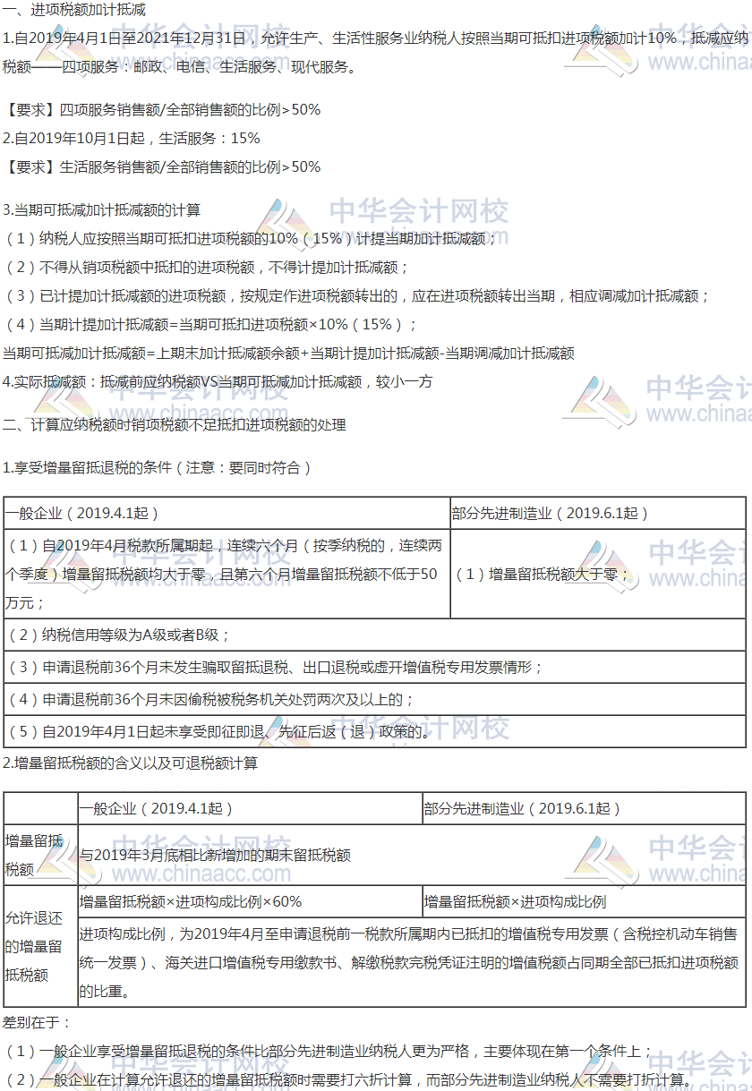 【备考宝典】2020年注册会计师《税法》考前速记手册