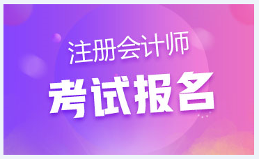 2021年黑龙江哈尔滨注册会计师考试报名时间