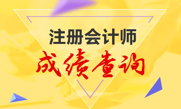 重庆2020年注册会计师考试成绩查询时间来喽！
