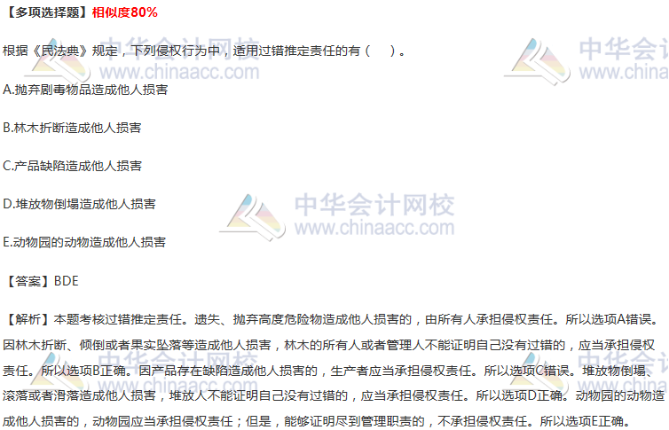 过错推定责任
