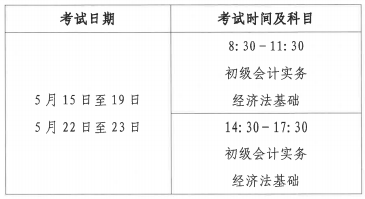 考试时间