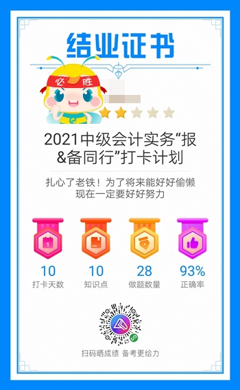 赢2021定制台历最后机会！中级打卡活动30日18点开始抽奖！