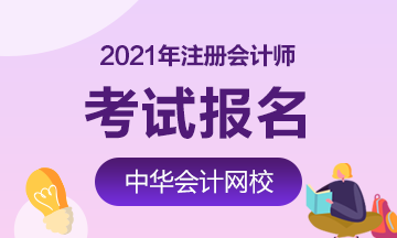 2021年新疆注册会计考试的报名时间