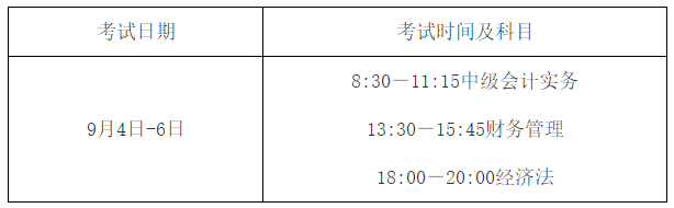 考试时间