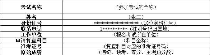 江西专业技术资格考试成绩复核