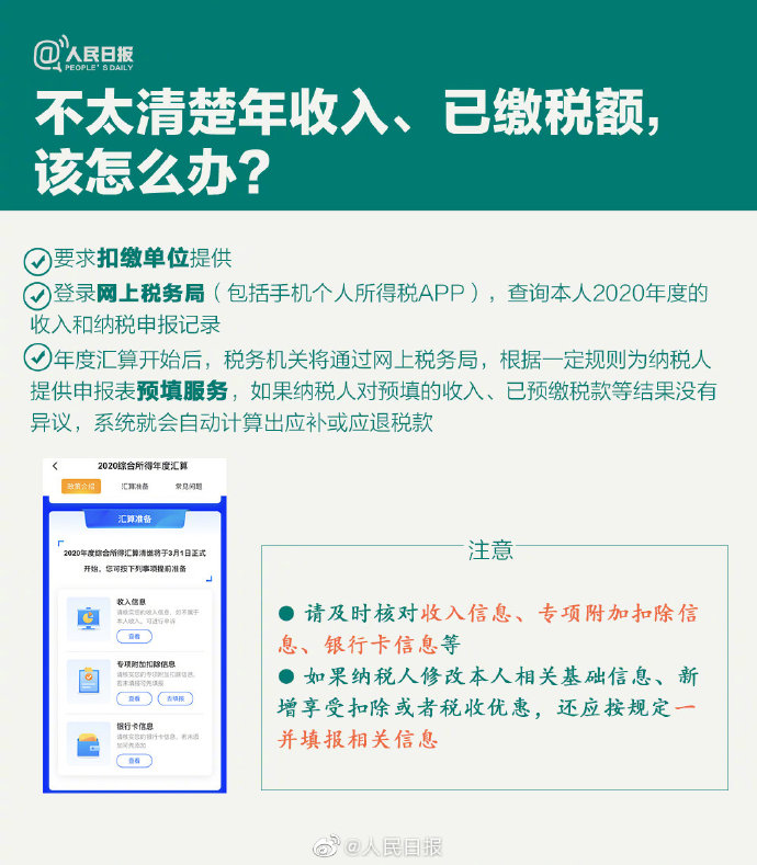 个税年度汇算来啦！怎么补怎么退？个税年度汇算指南已送达！