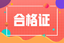 税务师合格证申领