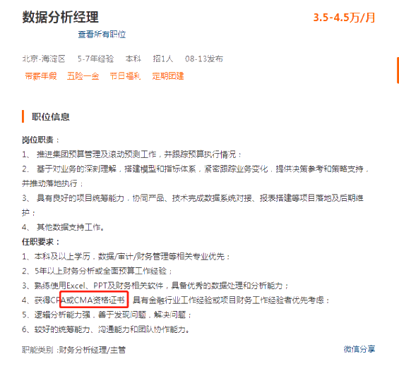 持有CMA有哪些好处？