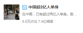 #超2.6亿单身人口#背后隐藏着怎样的经济危机？