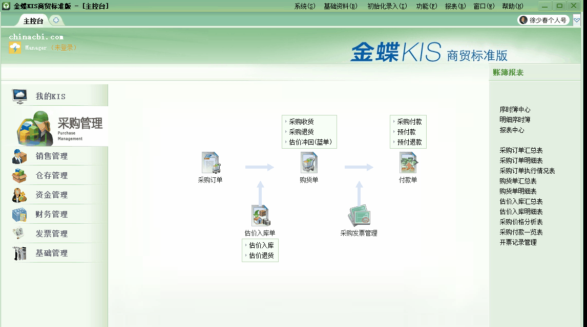 金蝶KIS商贸版结账前保证所有业务单据已经生成会计凭证！学习了！