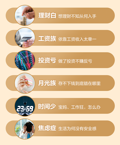 拒绝“穷忙族”！理财小白必备 1元5天进阶理财大咖