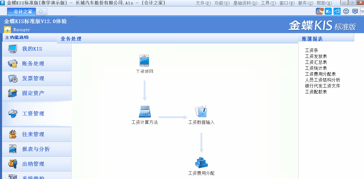 金蝶KIS标准版工资管理模块中“工资项目”设置的作用是什么？