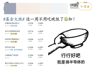 #基金大跌#买啥亏啥！今天的你“绿”了吗？