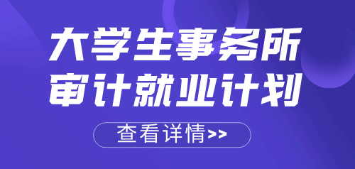 应届毕业生顺利进入事务所做审计助理，来看她是如何做到的~
